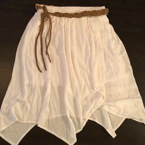 White bandana style skirt